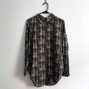 SUZANNE RAE tunic collared top